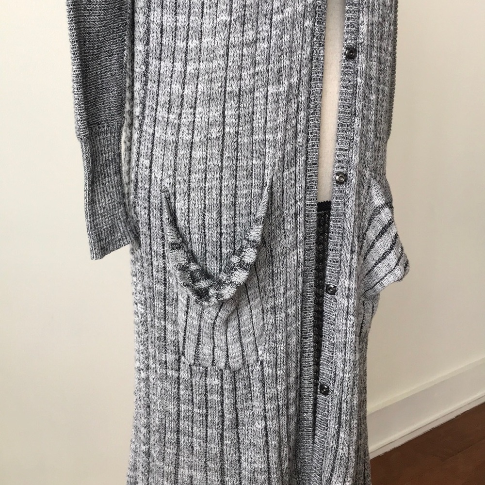 Free People Grey Duster Cardigan - Picture 5 of 8